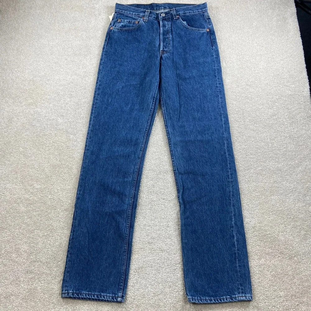Vintage 1989 Levis 501 Jeans Mens 30x34 Stonewashed Button Fly Made in USA
